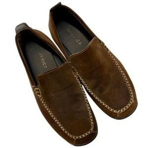 Perry‎ Ellis America Mens Brown Suede Loafer  Lance Style ADQF177A 10 Size 8.5
